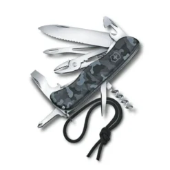 Baroudeur Couteau De Poche Fermant, Bague Double Sécurité N°7 OPINEL Hêtre