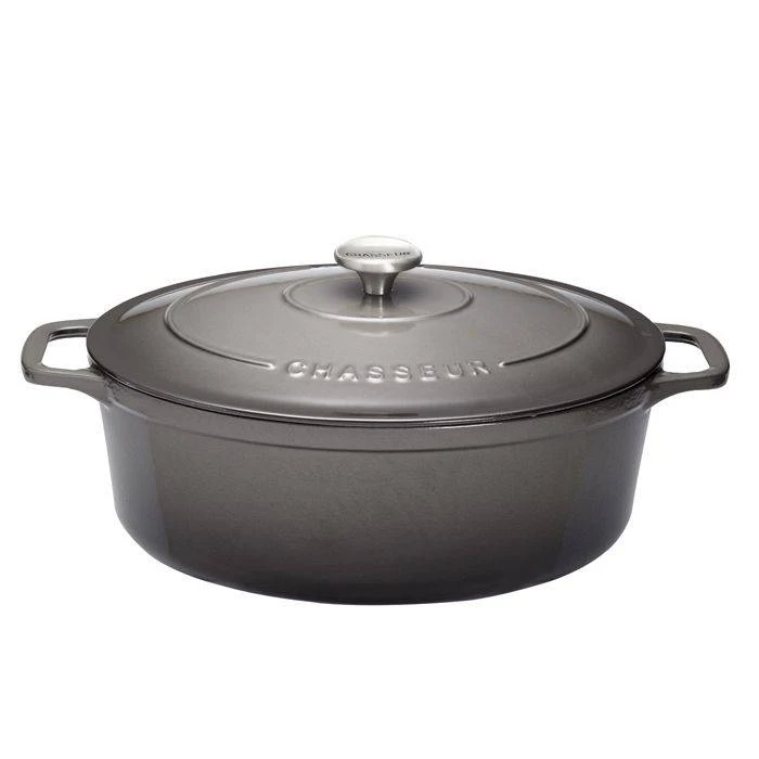 CHASSEUR Cocotte Ronde Fonte émaillée ORANGE Diamètre 26 Cm 1 CHASSEUR Cocotte Ronde Fonte émaillée ORANGE Diamètre 26 Cm