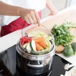 GOURMET Céramica Stone Cocotte Fonte Alu Revêtement Céramique D38 Induction -Pas Cher Touche Cuisine Magasin gourmet ceramica stone cocotte fonte alu revetement ceramique d38 induction 2