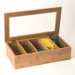 GUSTAVE Théière Carafe En Verre Borosilicate Bouchon Bois 1.5 L OGO