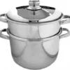 JULIENNE Couvercle Ovale Verre Serti Inox D34