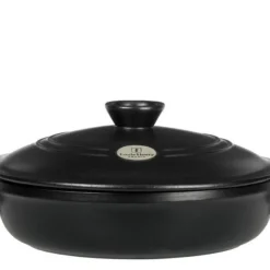 Mijoteuse Cocotte Ovale Fonte émaillée INVICTA Bleu Réglisse D29 -Pas Cher Touche Cuisine Magasin mijoteuse cocotte ovale fonte emaillee invicta bleu reglisse d29 2