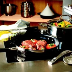 MUTINE Poêle à Crêpes Crépière Amovible Inox Revêtue Corps CLASSIQUE Cristel