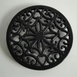 PIZZA Stone 36cm Four BBQ Emile HENRY Fond Lisse Rouge Coquelicot