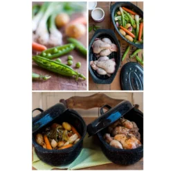 Kitchen Craft Plaque Pierre à Pizza Céramique Et Roulette D32