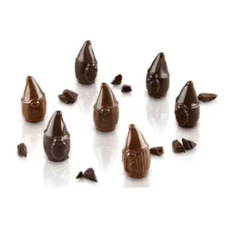 TARTUFINO Moule Chocolat Mini Boule Sphère En Silicone SilikoMart 3Design